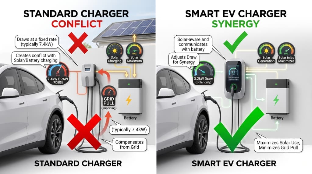 Smart home EV charger
